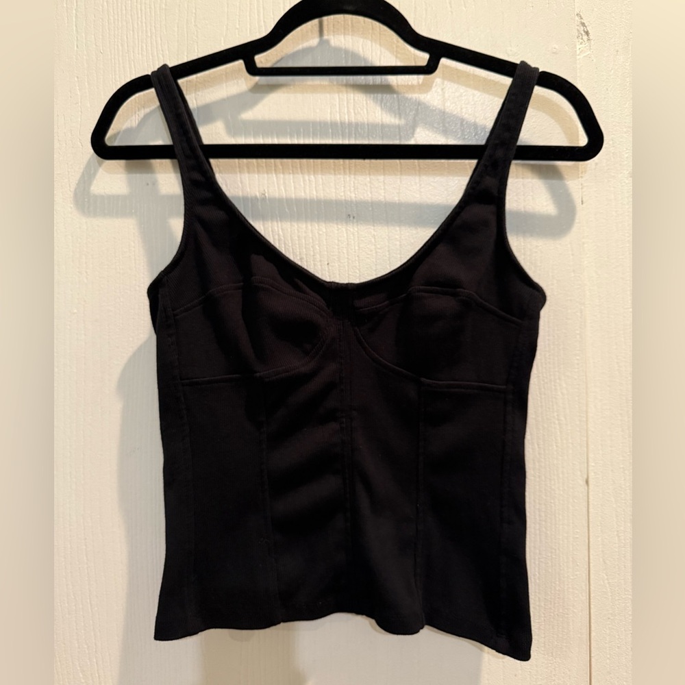 Universal Thread Black Corset Tank Top